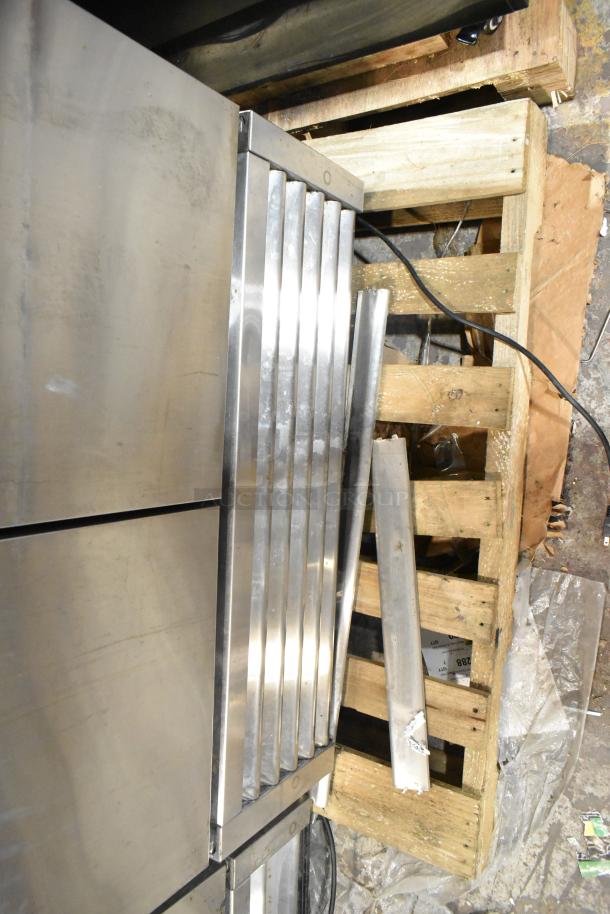 2020 True T-35-HC Stainless Steel 2-Door Cooler, poly-coated racks, 115V, 1 Phase, excellent condition, commercial-grade.