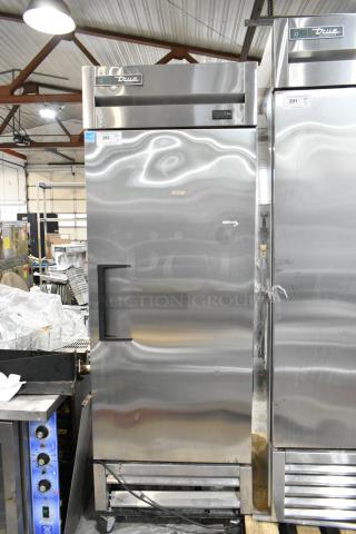 2020 True T-19F-HC Stainless Steel Commercial Single Door Reach In Freezer w/ Poly Coated Racks. 115 Volts, 1 Phase. - Item #1216136