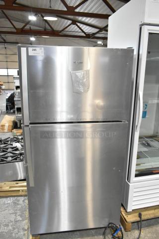 BRAND NEW SCRATCH AND DENT! 2025 Whirlpool WRT311FZDM05 Stainless Steel Cooler w/ Freezer. 115 Volts, 1 Phase. - Item #1216139