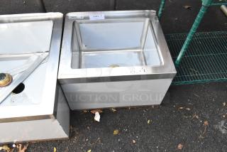 Brand new Regency 600SM162012 stainless steel floor mop sink, 25" with 20"x16"x12" bowl, 16-gauge, scratch and dent.