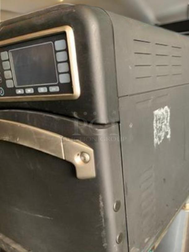 TurboChef NGo high-speed rapid cook oven, 208/240V, first-rate condition, tested and working, visible control panel.