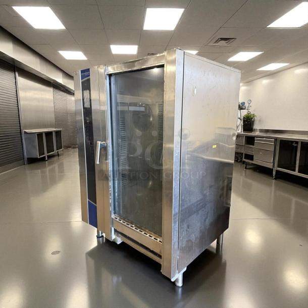 Electrolux AOS202GTP1 gas combi oven in great condition, touch screen, tested and working, stainless steel exterior.