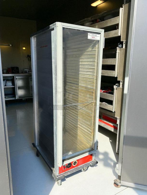Avantco HEAT-1836 clear door heated holding cabinet, excellent condition, tested and working, 120V, full size, non-insulated.