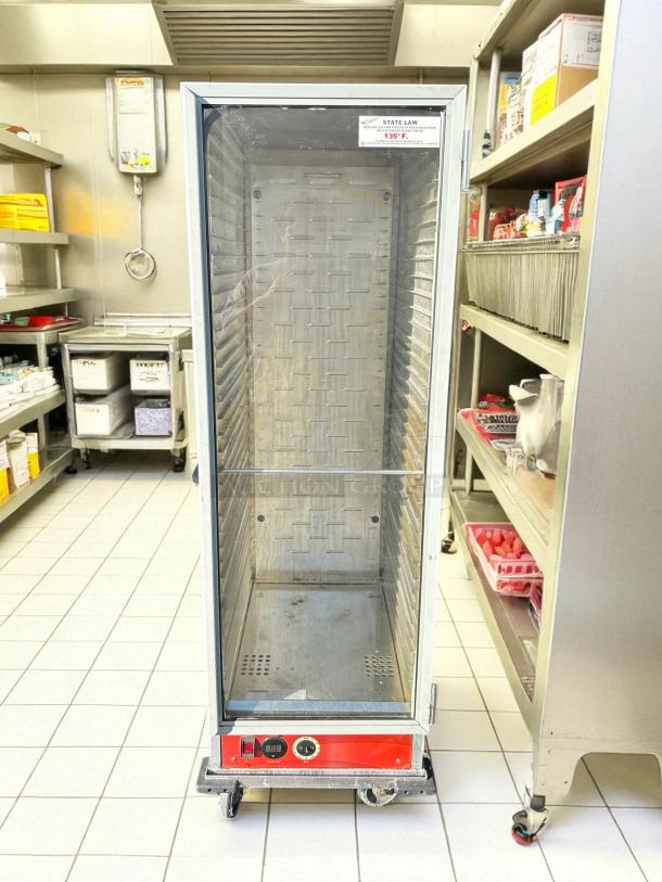 Avantco HEAT-1836 heated holding cabinet, excellent condition, clear door, 120V, tested and working, model 177heat1836.