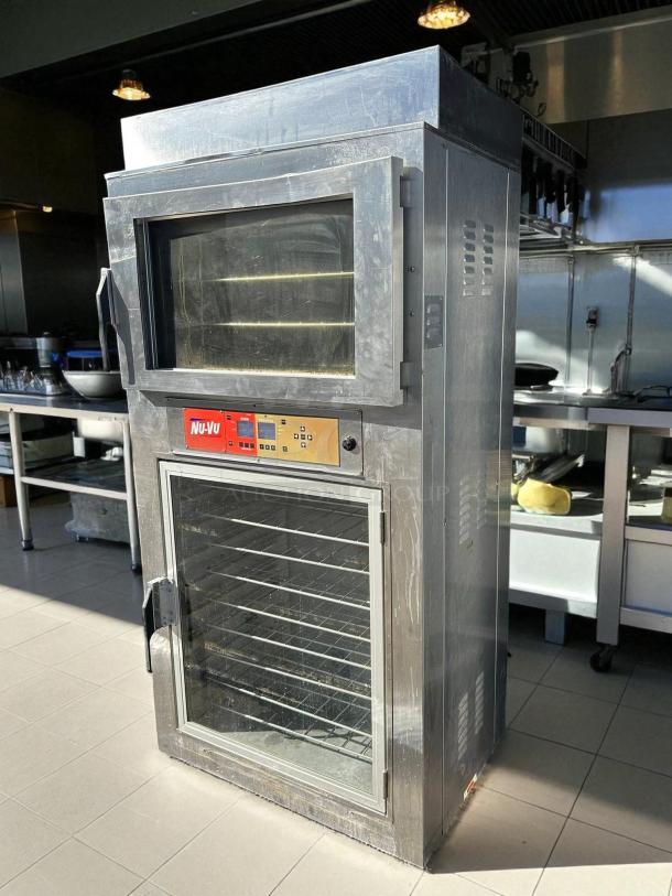 NUVU SUB-123P Oven Proofer, great condition, stainless steel, tested and working, 220v 3ph model with control panel.