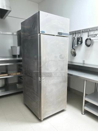 Norlake Model NF211SMS/0 single door freezer, great condition, stainless steel, 115v, 1ph, tested and working.