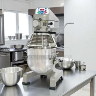 Globe SP20 20 Quart Planetary Mixer, .5 HP, 3-speed, includes bowl, countertop model. Tested and working condition.