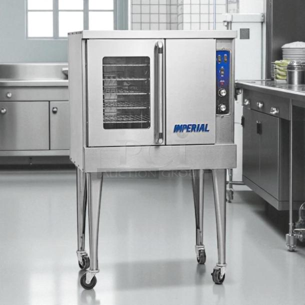 Imperial Range PCVG-1 convection oven, excellent condition, two-door, natural gas, two-speed motor, tested, working.