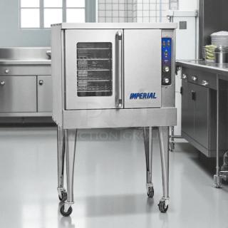 Imperial Range PCVG-1 convection oven, excellent condition, two-door, natural gas, two-speed motor, tested, working.