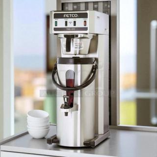Fetco TBS-21A E21016 Iced Tea Brewer in great condition; 3.0-gallon capacity, stainless steel finish, tested and working.