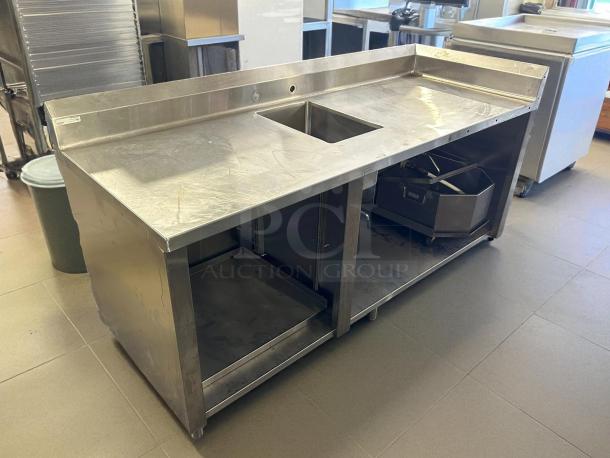 Winholt Model WBTUCR-CAB-1 NSF stainless steel cabinet with hand washing station, tested, working, and custom-made.