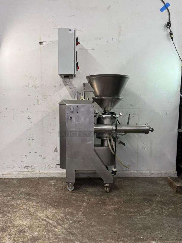 BORRELL Mejisa H-MP CONT nut milk grinder & press, industrial-grade, produces 300L/hr, stainless steel, like new.