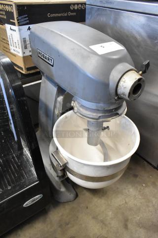2017 Hobart Legacy HL200 20-Quart Mixer with bowl and dough hook, metal, countertop model, 100-120V, 1 phase.