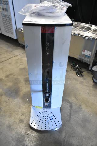 BRAND NEW Grindmaster Ecoboiler T20 hot water dispenser, model 1000662GM, tap-operated, 220V, 1 Phase, slight cosmetic scratches.