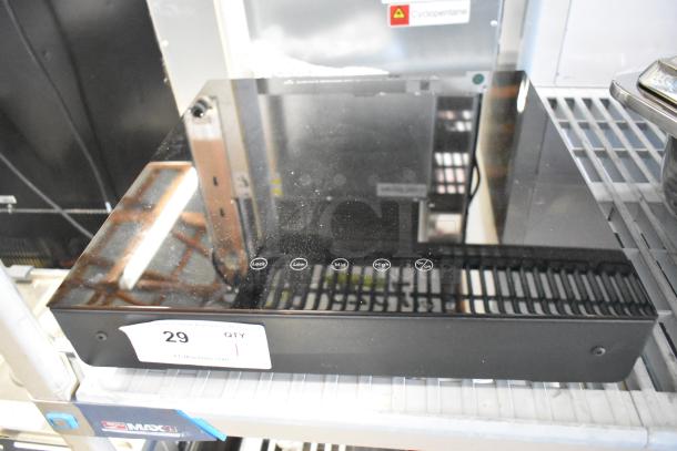 Brand new Avantco 177ICW300 16" x 16" black countertop induction warmer. Scratch and dent, 120V, with control panel.