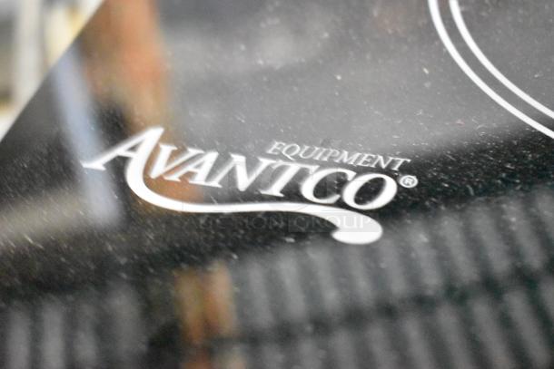 Avantco 177ID18DB double induction range, new with scratches, 2024 model. "Avantco Equipment" logo visible.
