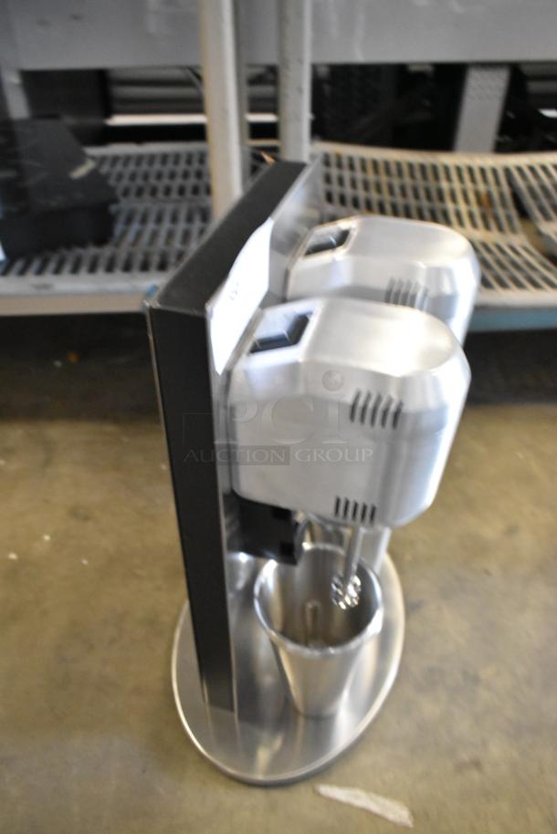 BRAND NEW AvaMix DM-B-21C Double Spindle Milkshake Machine. 2024 model, scratch and dent. 110-120V, 1 Phase.
