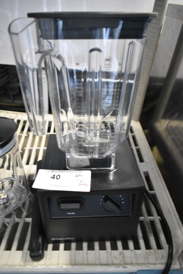 Brand new Blendtec CB1 Chef Blender with 96 oz. jar, toggle control. Slight scratches, 120V, 1 Phase. Model: CHEF40PA01-A1QA1N.