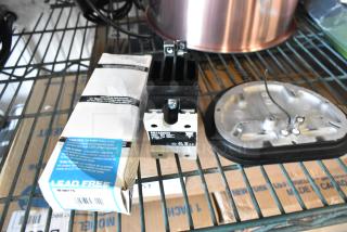 Watts 3/4 LF10L-2 valve, RM1A23D50 component, heating element. New, scratch and dent. Lead-free label visible.