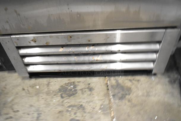 2022 True T-19F-HC Stainless Steel Commercial Freezer, visible wear, 115V, 1 Phase, single door. Model number on label.