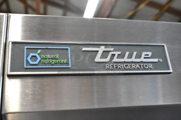 2021 True T-35-HC stainless steel reach-in cooler; natural refrigerant label visible; commercial quality, 115V, 1 phase.