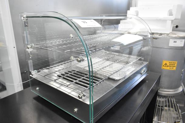 Brand new KoolMore HDC-1.5C display warmer. Curved glass, 115V, 1 phase, minor scratches. Ideal for countertops.