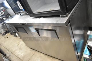 True TUC-48F-LP Stainless Steel Commercial 2 Door Undercounter Freezer. 115 Volts, 1 Phase. - Item #1216442