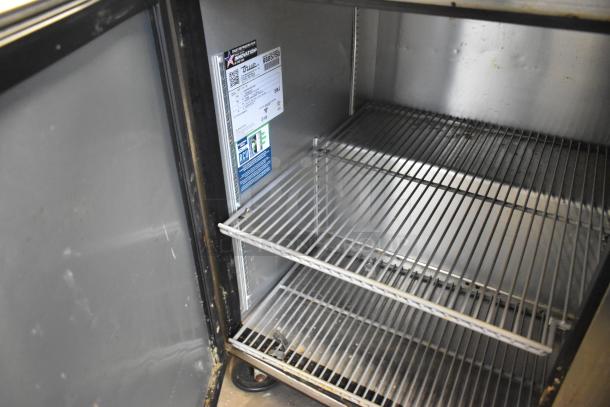 2020 True TWT-72-HC stainless steel undercounter cooler, 3 doors, on casters, 115 volts, 1 phase, commercial-grade interior.