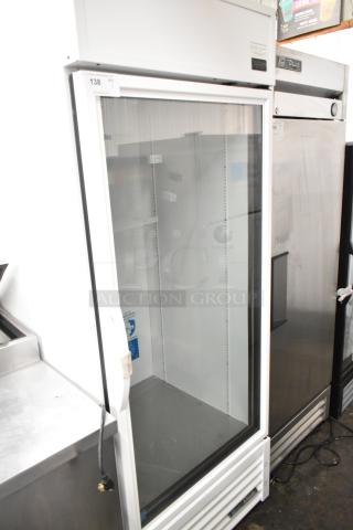 2021 True TSCI-600R-G-PH Metal Commercial Single Door Reach In Cooler Merchandiser. 115 Volts, 1 Phase. - Item #1216651