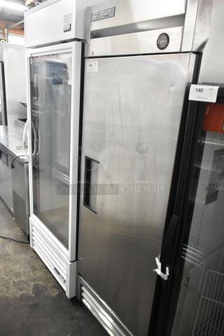 2017 True T-19F Stainless Steel Commercial Single Door Reach In Freezer w/ Poly Coated Racks. 115 Volts, 1 Phase. - Item #1216652