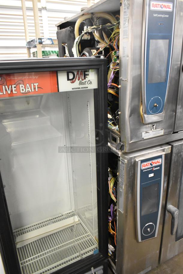 2019 Rational SCCWE62/SCCWE102 stainless steel convection ovens, electric powered, 480 volts, exposed wiring, used condition.