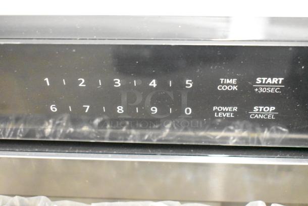 BRAND NEW SCRATCH AND DENT KoolMore KM-MD30-BSS Stainless-Steel Microwave Drawer, digital control panel shown.