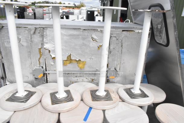 Brand new CaptiveAire 5424 ND-2 stainless steel grease hood, 5', with filters and lights. Scratch and dent condition.