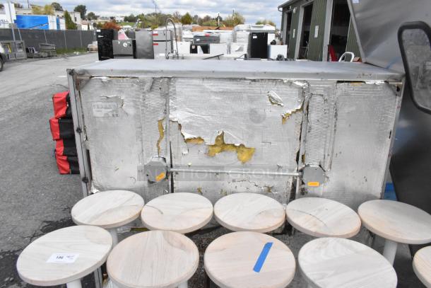 Brand new CaptiveAire 5424 ND-2 stainless steel commercial grease hood. Visible scratches and dents, comes with filters and lights.