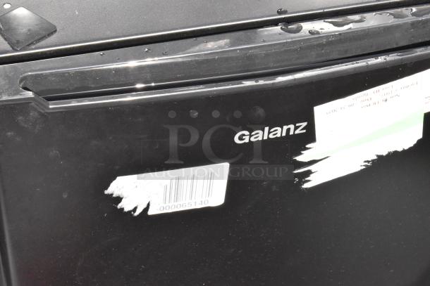 4 mini coolers with brands Galanz, GE, and Whirlpool shown. Labels partially visible. Coolers use 115 volts.