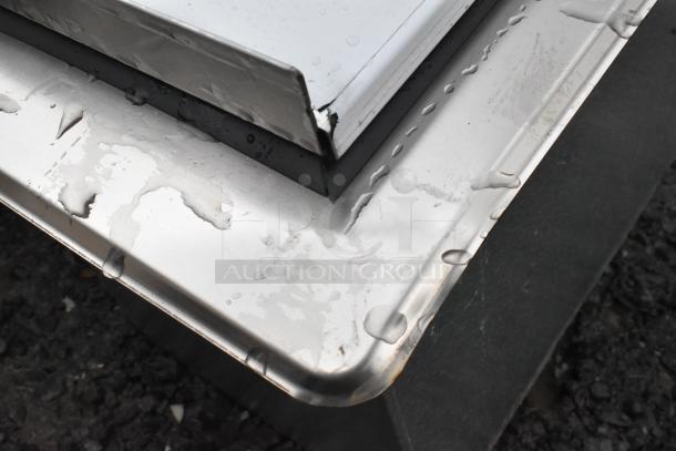 Advance Tabco D-12-IBL stainless steel drop-in ice bin, 12" x 18", scratch and dent condition, new.