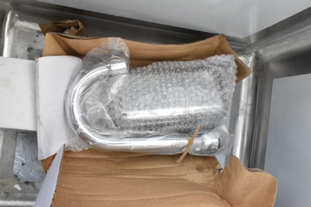 BRAND NEW Regency 600B31014 3 Bowl Underbar Sink, 38.5" x 18.75", scratch and dent, packaged with bubble wrap.