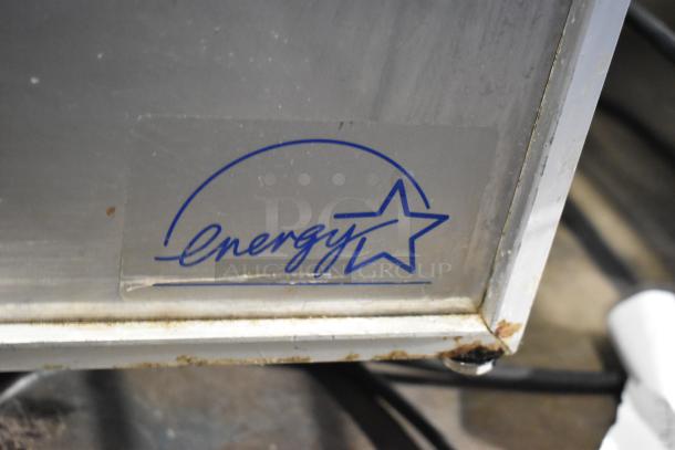 Silver King SKR27 stainless steel single door undercounter cooler with Energy Star label, on commercial casters, 115V.