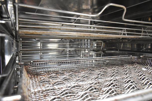 Two 2021 Rational iCombiPro convection ovens; stainless steel, electric, 440/480V, 3-phase; interior racks visible.