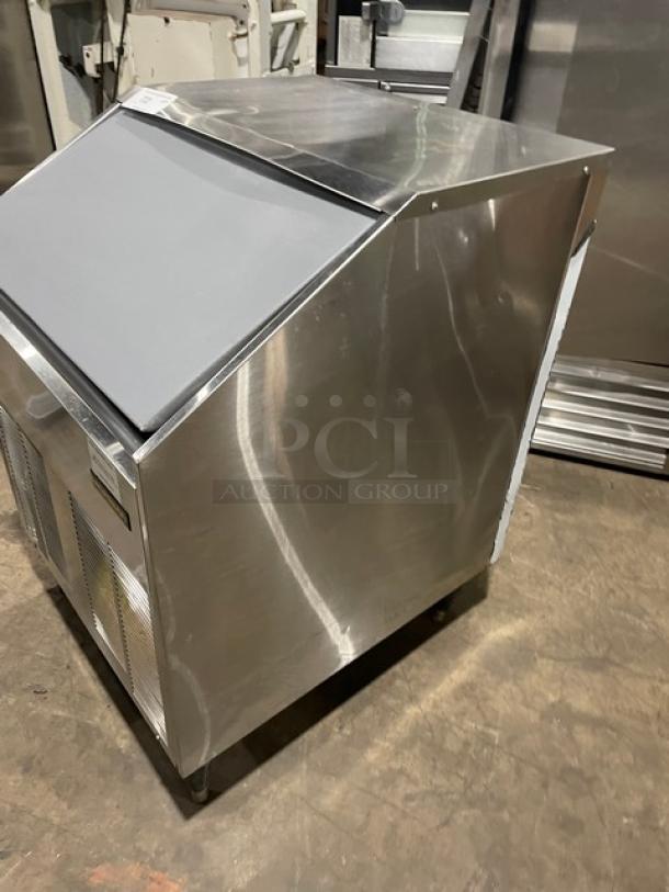 Kold-Draft SC201AC stainless steel undercounter ice machine, electric, air-cooled, on legs, commercial use, excellent condition.