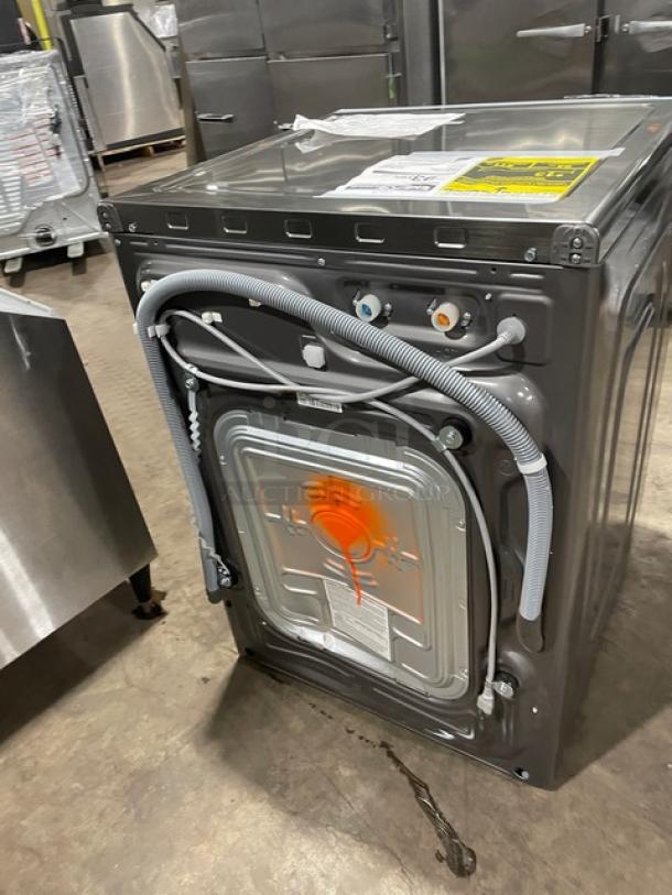 Samsung WF45B6300AP Smart ADA Front-Load Washer, commercial gray, new scratch-n-dent, 120V, SuperSpeed Steam feature.