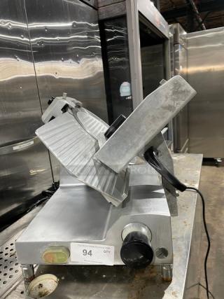 Avantco Commercial Electric Powered Countertop Heavy Duty Deli Meat Slicer! On Legs! - Item #1217246