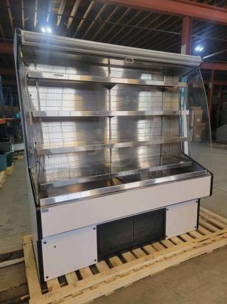 2022 RPI Industries Bandit Air Screen refrigerated merchandiser, model SCRFC2728R, modern design, excellent condition.