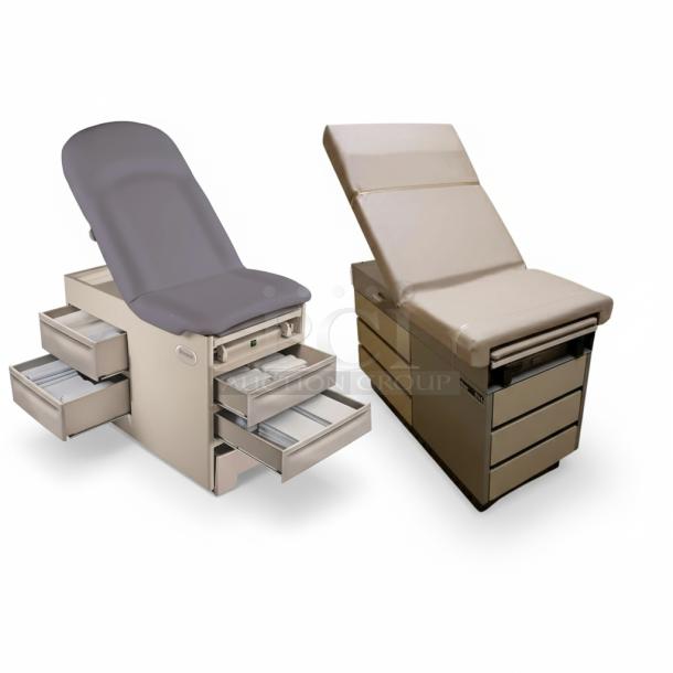 Riter/Brewer 104/Access heavy-duty power tables, adjustable surfaces, multiple storage drawers, ideal for versatile uses.