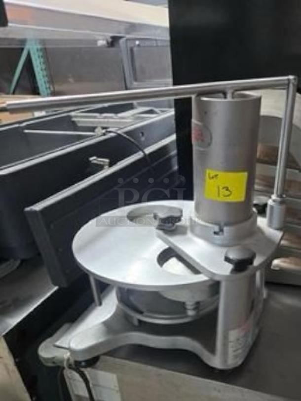 MAINCA MH-120 INT manual patty press, 2020, immaculate condition, fully tested and working, made in Spain.
