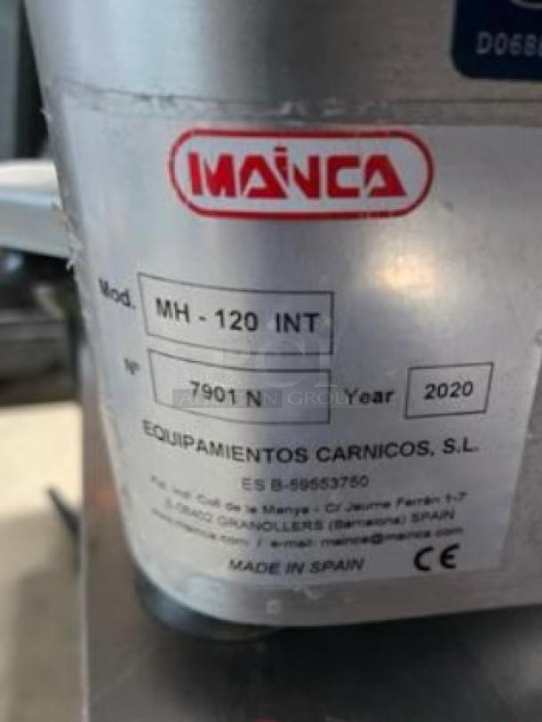 MAINCA MH-120 INT Manual Hamburger Patty Press, 2020 model, immaculate condition, made in Spain, fully tested and working.