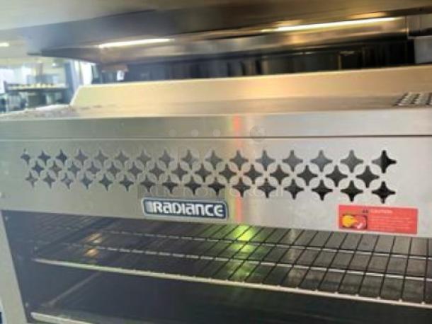 Turbo Air Radiance TACM-24 gas cheesemelter, 20,000 BTU infrared burner, excellent condition, fully tested, natural gas.