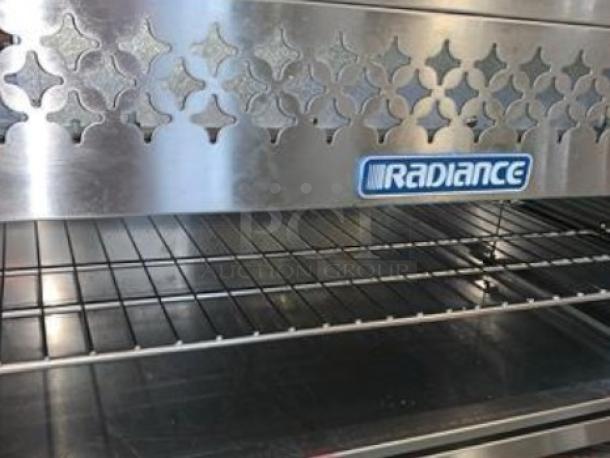 Turbo Air Radiance TACM-24 gas cheesemelter, excellent condition, 20,000 BTU infrared burner, natural gas.