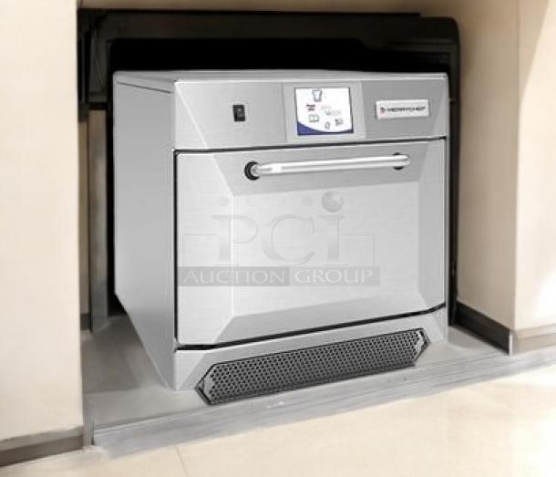 Brand new Merrychef Eikon E4 high-speed cooking oven, 240V/6.2kW, with touch screen. Made in UK, original packaging.