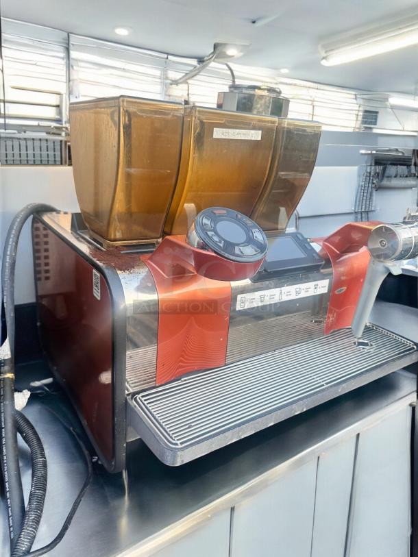 Pristine Starbucks Mastrena II Espresso Machine, Thermoplan AG, 240V, fully tested, excellent condition, superautomatic system.